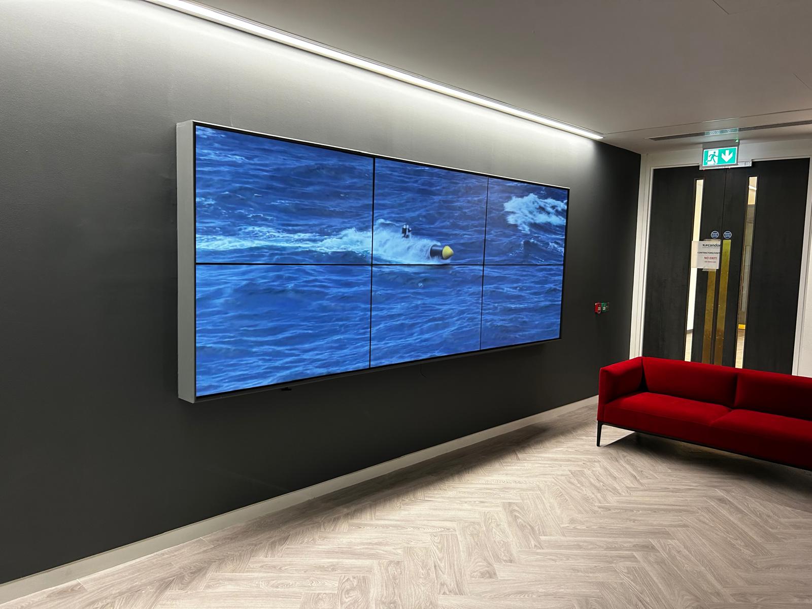 Reception-Videowall