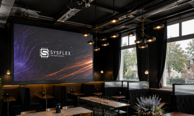 Case Study Bristol: 180-Inch Projector Screen & AV Installation for Restaurant and Event Venue