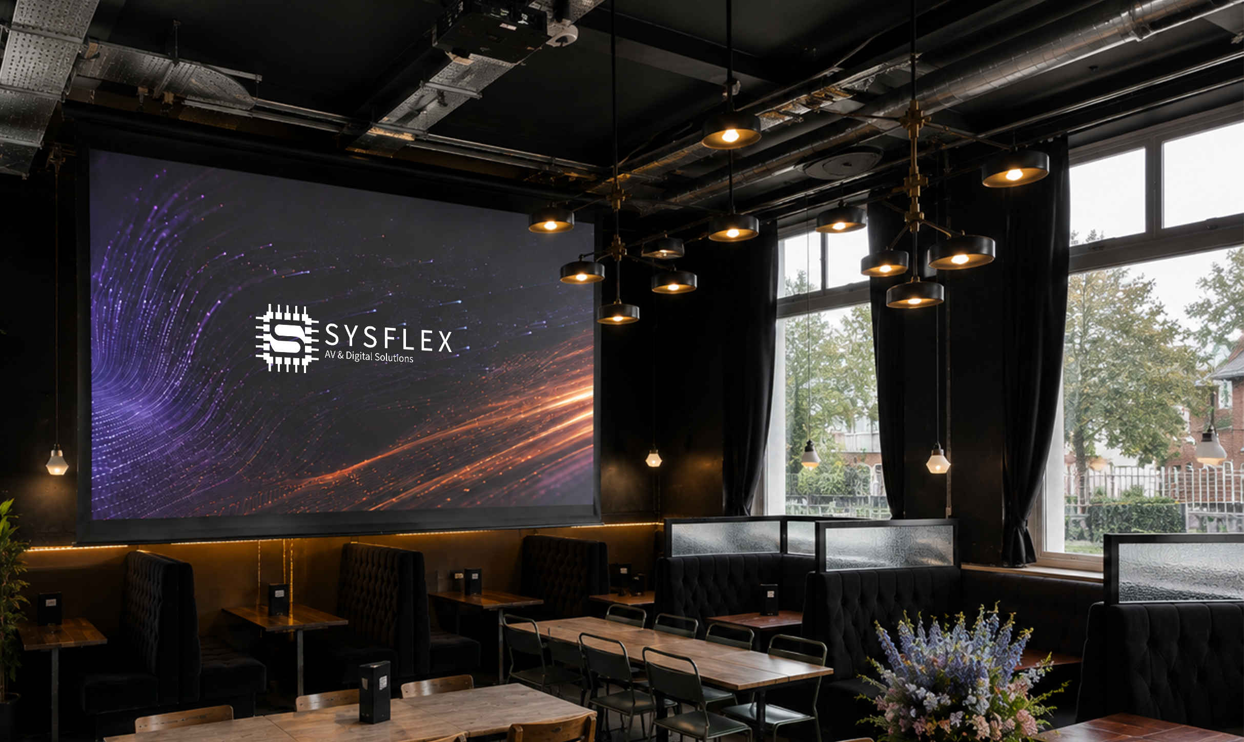 Projector Screen Installation